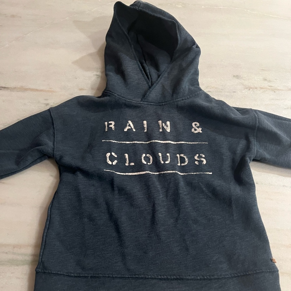 Zara rain and clouds hoodie. Size 6 boys